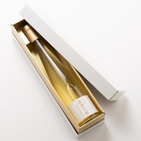 純能登産ワイン 能登の風 2022 伝統金箔 375ml 12度 ギフト箱入り