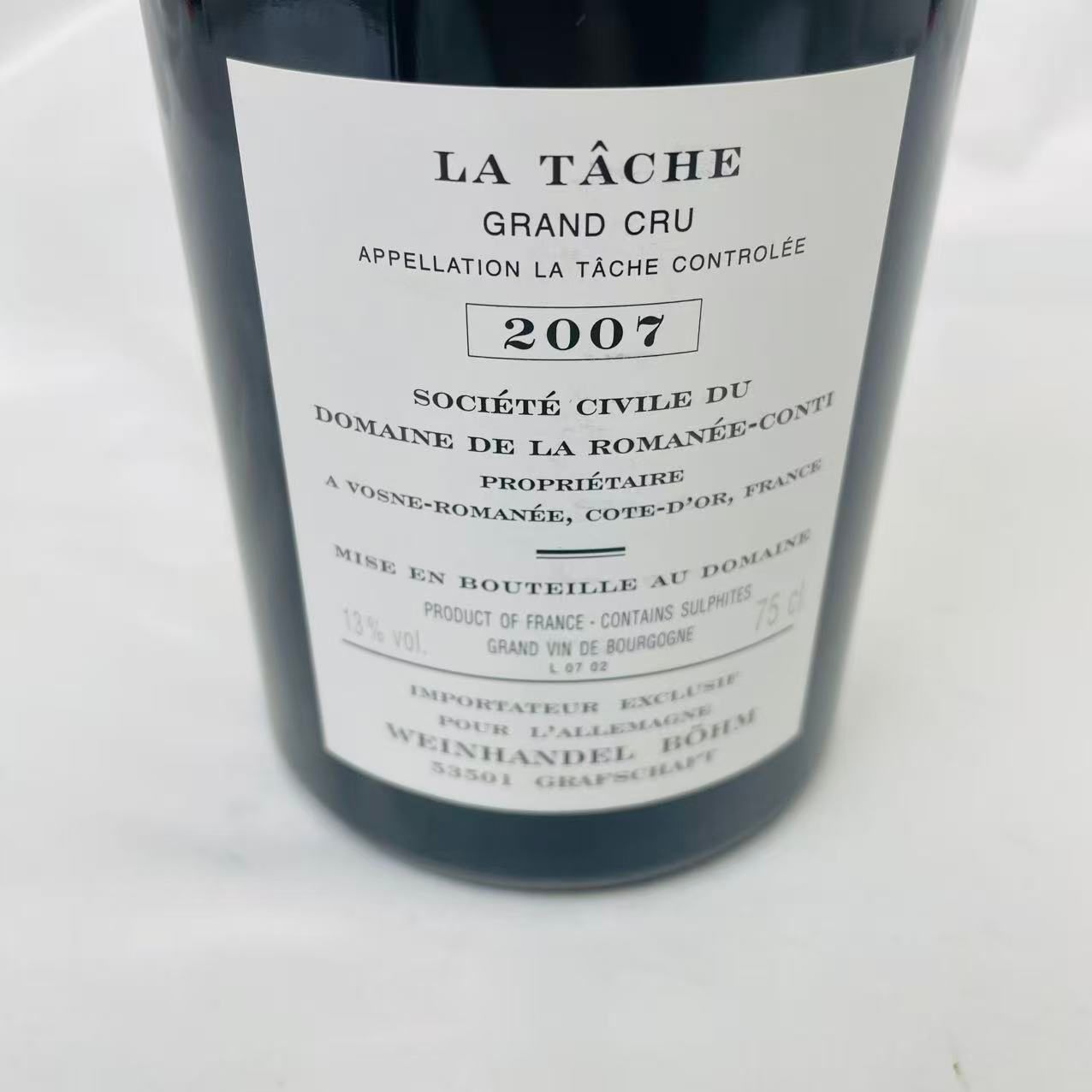 【古酒】【並行】DRC ドメーヌ ド ラ ロマネコンティ ラ ターシュ 2007年 750ml LA TACHE