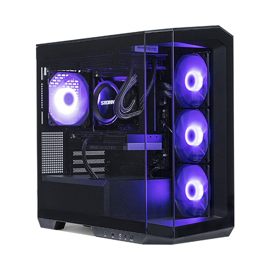 STORM ゲーミングPC Core i5-14400F DDR5メモリ 32GB RTX 4060 NVMeSSD 1TB GKB-PSK144F46