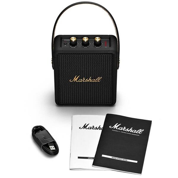 Marshall マーシャル ワイヤレスポータブルスピーカー STOCKWELL 2 ブラック&ブラス
