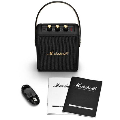 Marshall マーシャル ワイヤレスポータブルスピーカー STOCKWELL 2 ブラック&ブラス