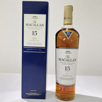 MACALLAN ザ マッカラン 15年 ダブルカスク 700ml 43% 箱付