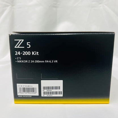 Nikon ニコン ミラーレス一眼カメラ Z5 レンズキット NIKKOR Z 24-200mm f/4-6.3 VR 付属 Z5LK24-200 ブラック