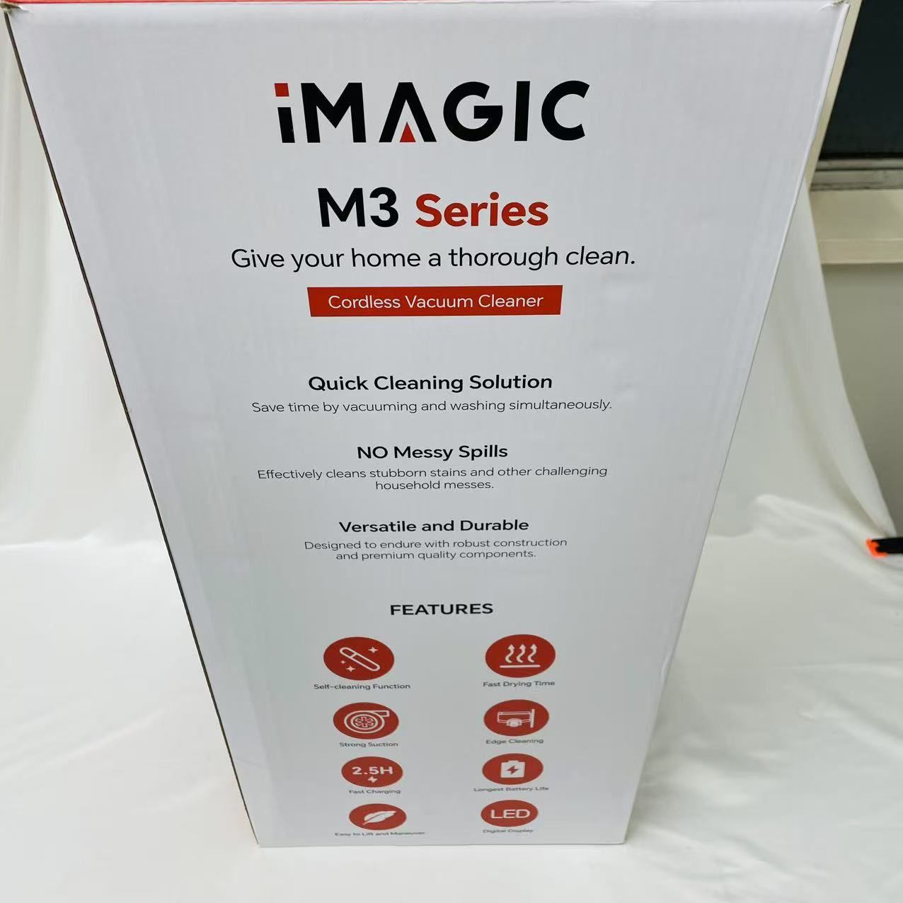 【海外並行品】IMAGIC M3 乾湿両用掃除機 ハードフロア用コードレス掃除機