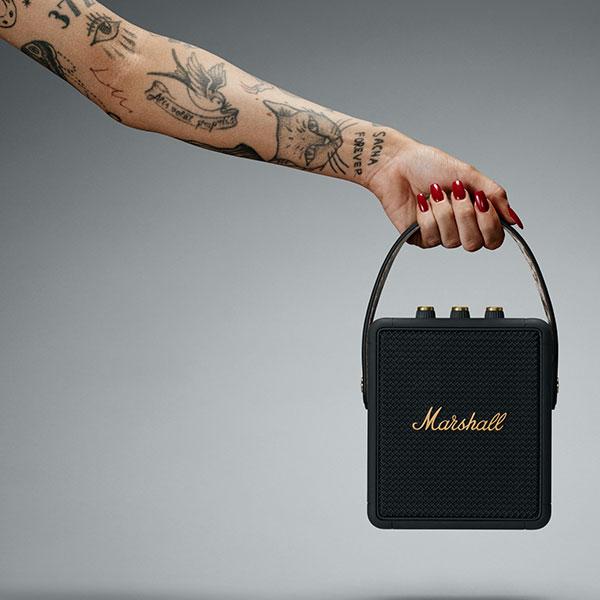Marshall マーシャル ワイヤレスポータブルスピーカー STOCKWELL 2 ブラック&ブラス