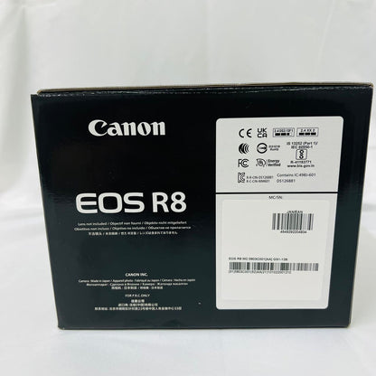 Canon キヤノン EOS R8 フルサイズミラーレスカメラ ボディ ブラック