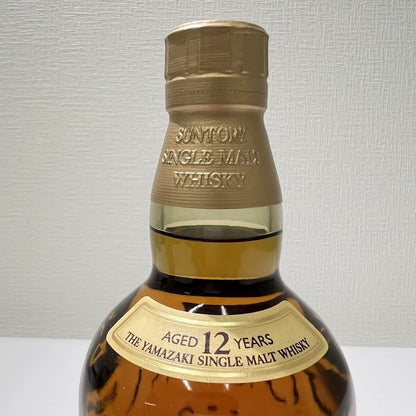 SUNTORY サントリー 山崎 12年 シングルモルト ウイスキー 700ml 43% 箱付