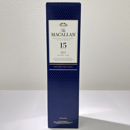MACALLAN ザ マッカラン 15年 ダブルカスク 700ml 43% 箱付