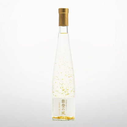 純能登産ワイン 能登の風 2022 伝統金箔 375ml 12度 ギフト箱入り