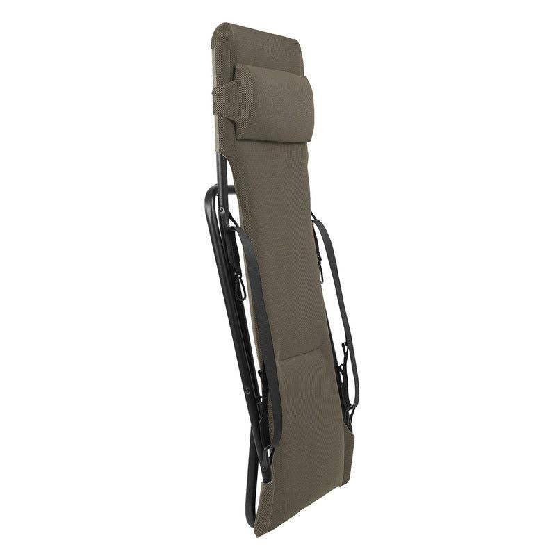 【大型商品】Lafuma ラフマ デッキチェア TRANSABED AIR COMFORT LFM2865-7057 ブラック フランス製