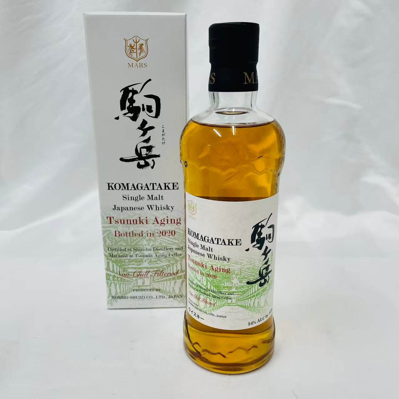 MARS マルス シングルモルト駒ヶ岳 津貫エイジング Bottled in 2020 700ml 54度 箱付 本坊酒造