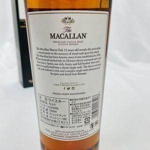 ザ マッカラン 12年 シェリーオーク カスク 700ml 40度 The MACALLAN 箱付