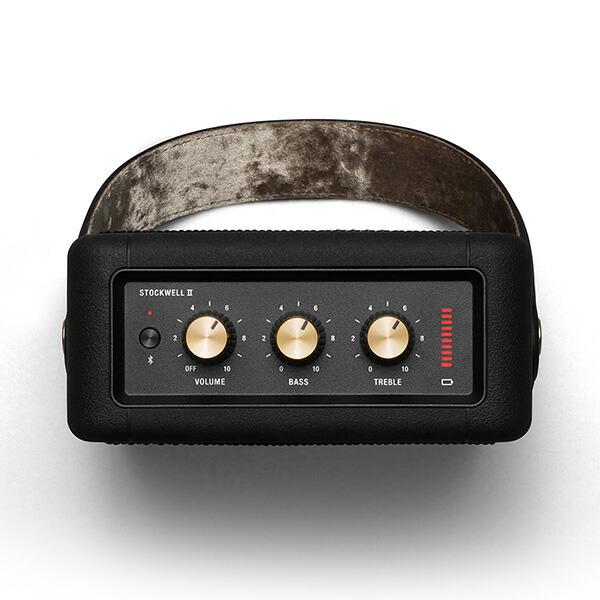 Marshall マーシャル ワイヤレスポータブルスピーカー STOCKWELL 2 ブラック&ブラス