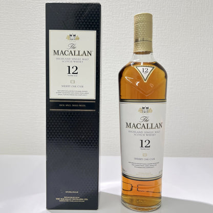 MACALLAN ザ マッカラン 12年 シングルモルト シェリーオークカスク 700ml 40% 箱付 スコッチ