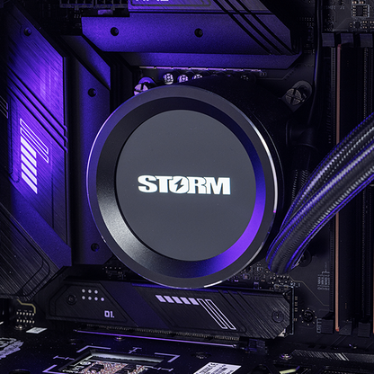 STORM ゲーミングPC Core i5-14400F DDR5メモリ 32GB RTX 4060 NVMeSSD 1TB GKB-PSK144F46