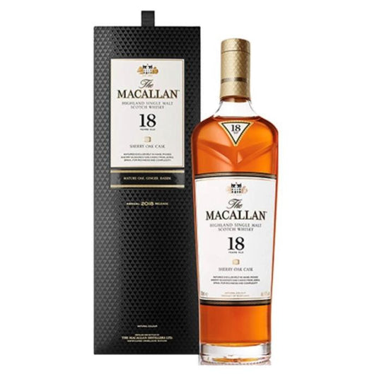 【古酒】ザ マッカラン 18年 ヴィンテージ 2022 シェリーオーク 700ml 箱付 The MACALLAN 日本語ラベル