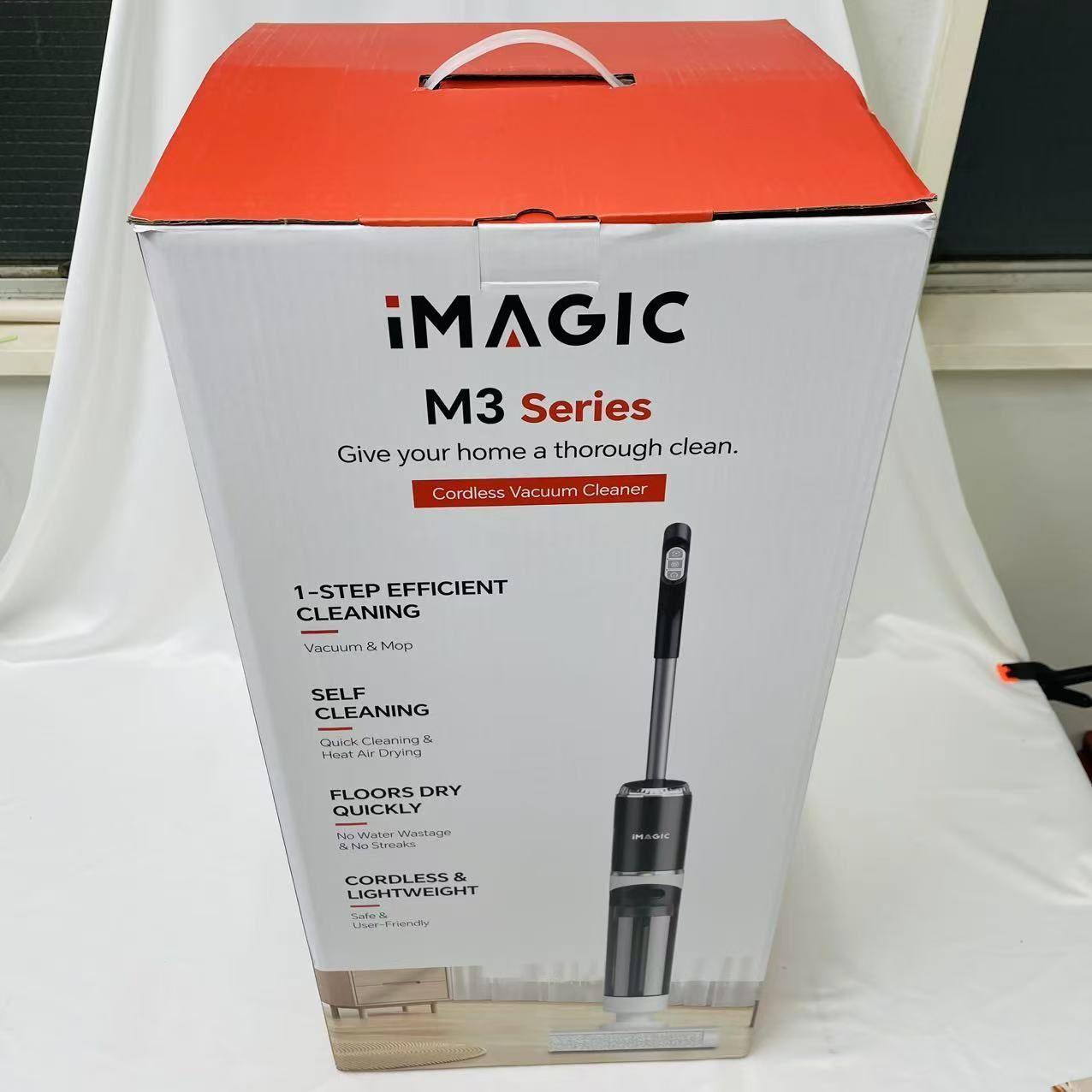 【海外並行品】IMAGIC M3 乾湿両用掃除機 ハードフロア用コードレス掃除機