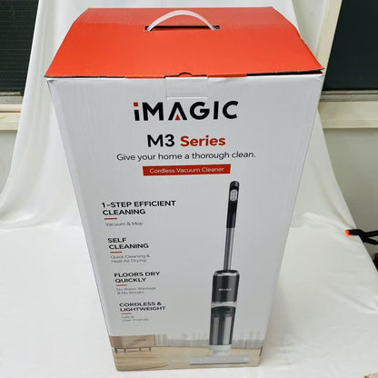 【海外並行品】IMAGIC M3 乾湿両用掃除機 ハードフロア用コードレス掃除機